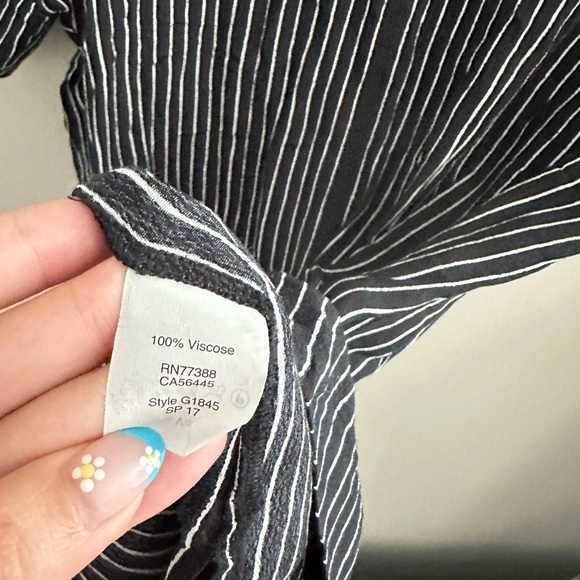 Madewell Black Striped Novel T-shirt Mini Dress - Picture 4 of 8